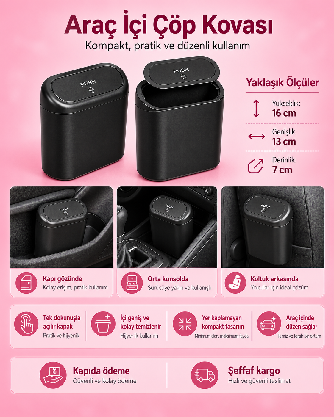 Araç Dükkanım™ Araç içi organizer